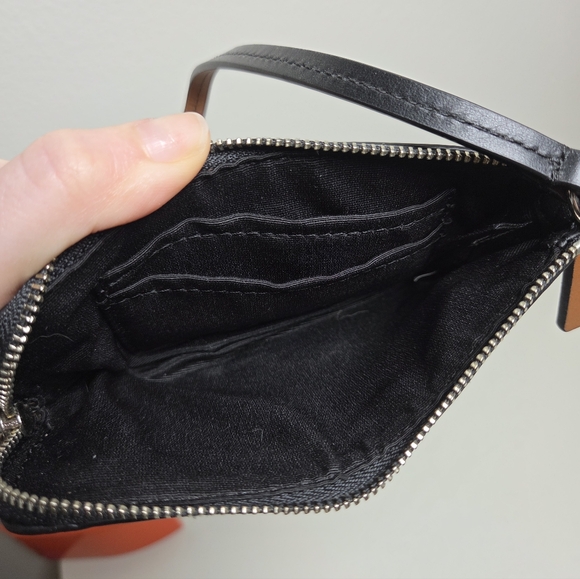 Rare Black Coach X Peanuts Snoopy Wristlet
